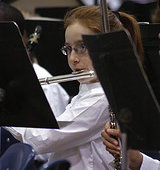 grade school band performance, courtesy flickr user Capt Kodak