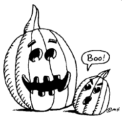 jack-o-lanterns clip art