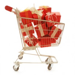 holiday-shopping-cart courtesy of KSTV, Minneapolis and St. Paul